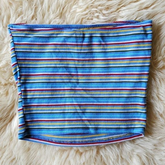 Luna Chic Ribbed Tube Top - Picture 2 of 3